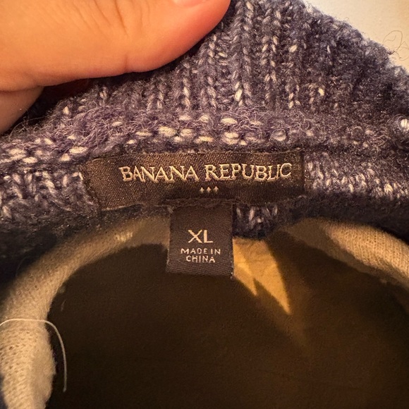 Banana Republic Blue Women’s Sweater XL - Picture 5 of 5